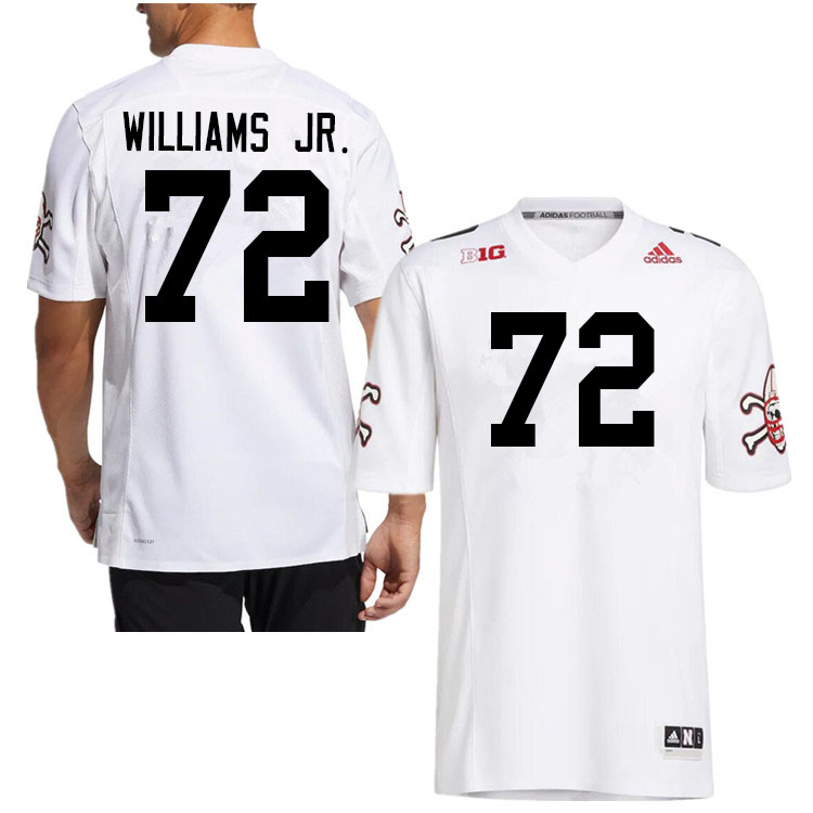 Men #72 Kevin Williams Jr. Nebraska Cornhuskers College Football Jerseys Sale-Strategy